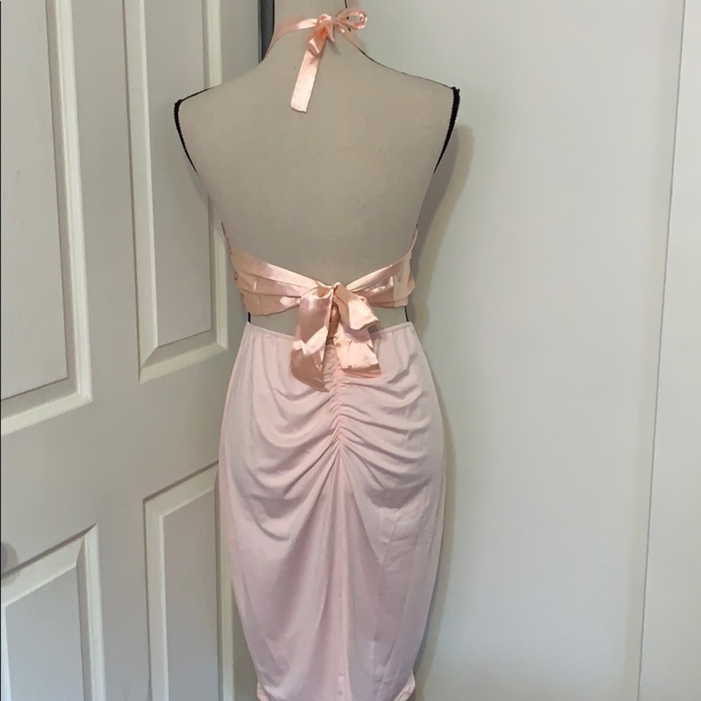 PINK DETAILED TWO PIECE SKIRT SET WITH SEQUINS - Picture 5 of 9